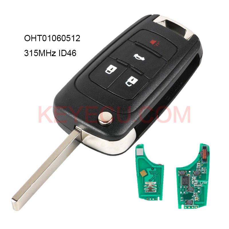 Remote Key Buttons Mhz Id Chip For Chevrolet For Chevrolet