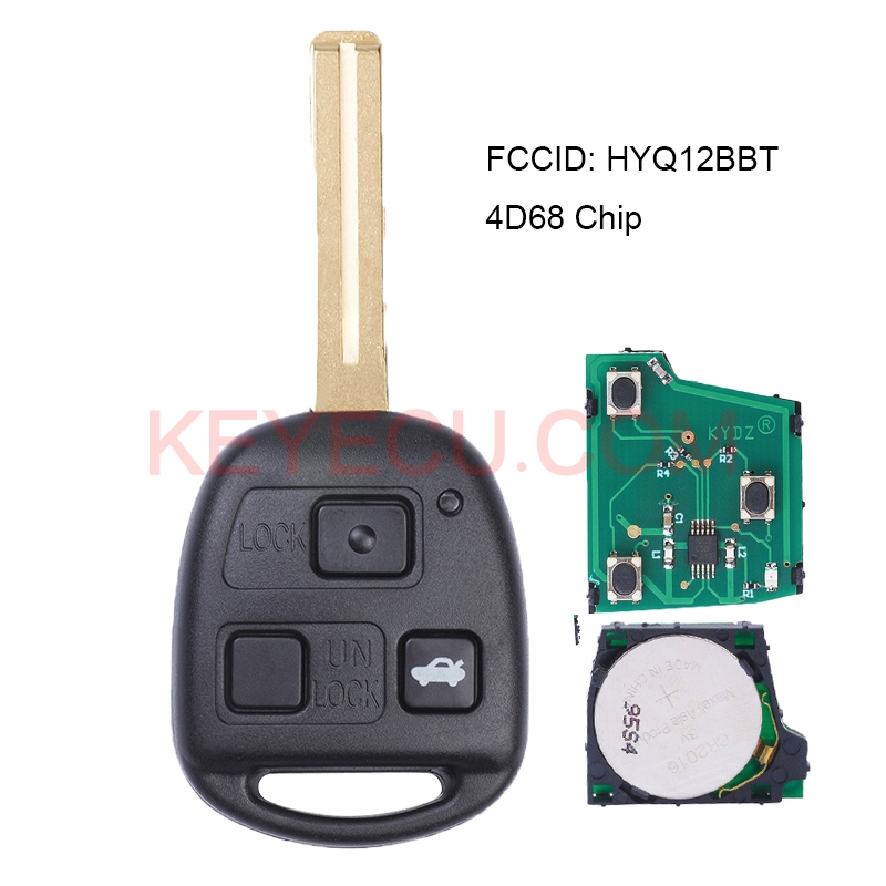 Remote Key 3B 4D68 314 4MHz For Lexus RX330 RX350 RX400h RX450h FCC