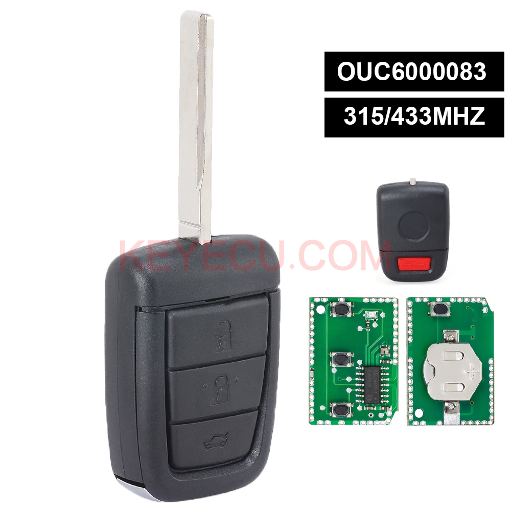 Remote Key 3 1 Button 315MHz 433MHz ID46 Chipfor For Holden Commodore