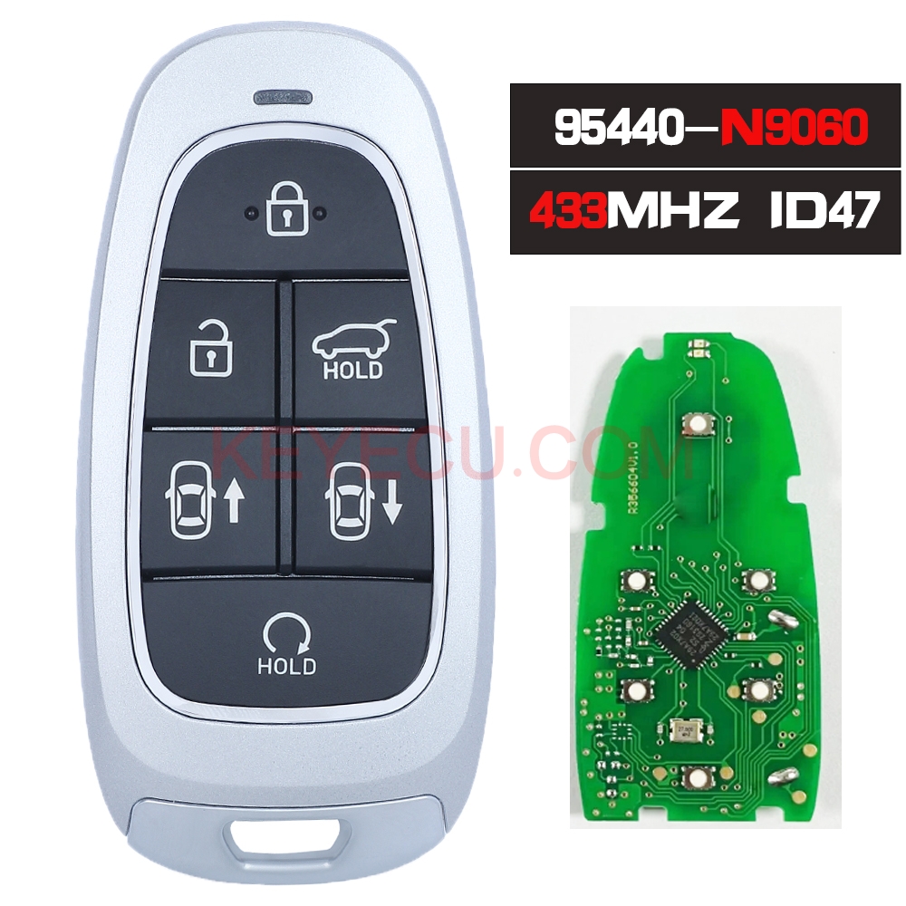 P N N Smart Key Keyless Remote Fob Id Chip Mhz For