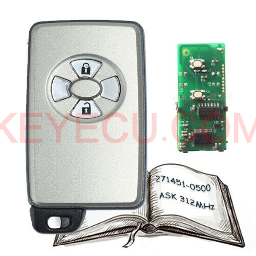 A-3 Toyota Smart Key 3 Buttons 312MHz PCB 271451-6230 | MK3
