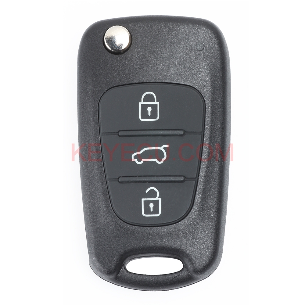 New Uncut Folding Remote Key Fob 3 Button 434MHz /315MHZ ID46 for New ...