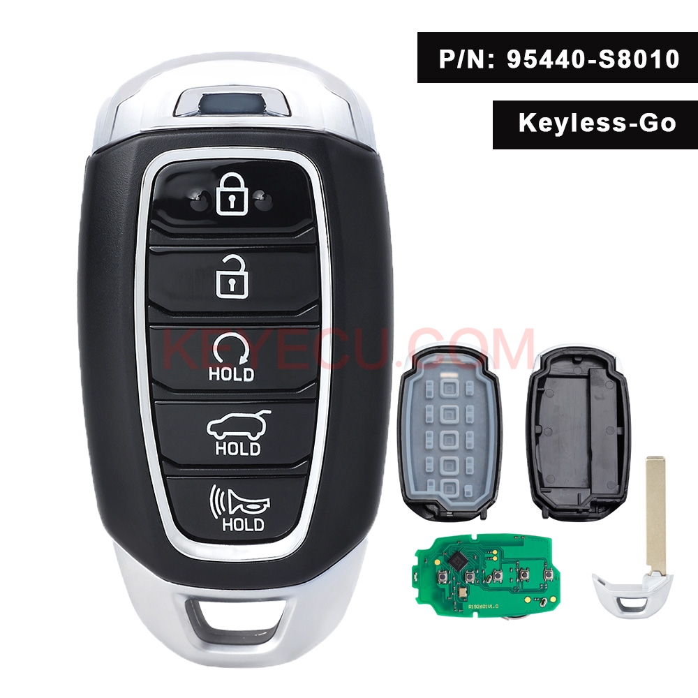 P/N 95440S8010 OEM / Aftermarket Smart Keyless Remote Key Fob 433MHz